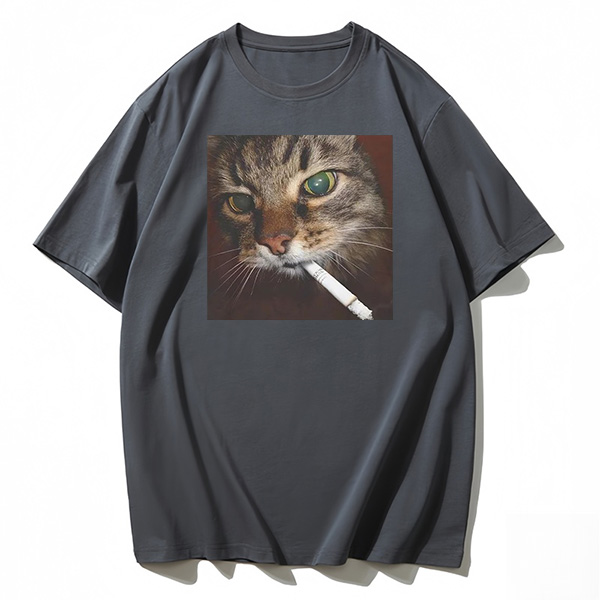 Smoking Cat T-shirt