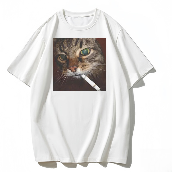 Smoking Cat T-shirt
