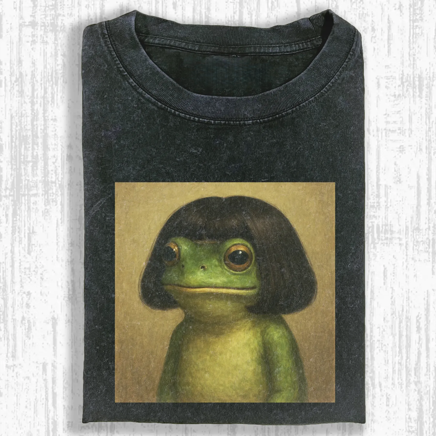 Funny Frog Washed T-shirt