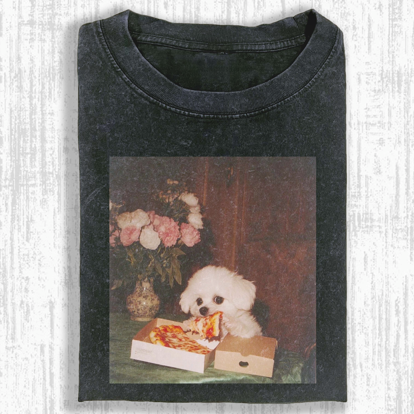 Quirky Pup Washed T-shirt