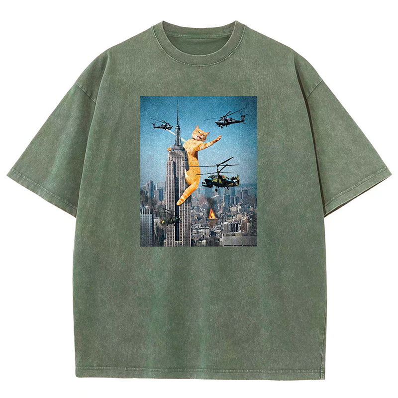 Sky Scraper Savior Washed T-shirt