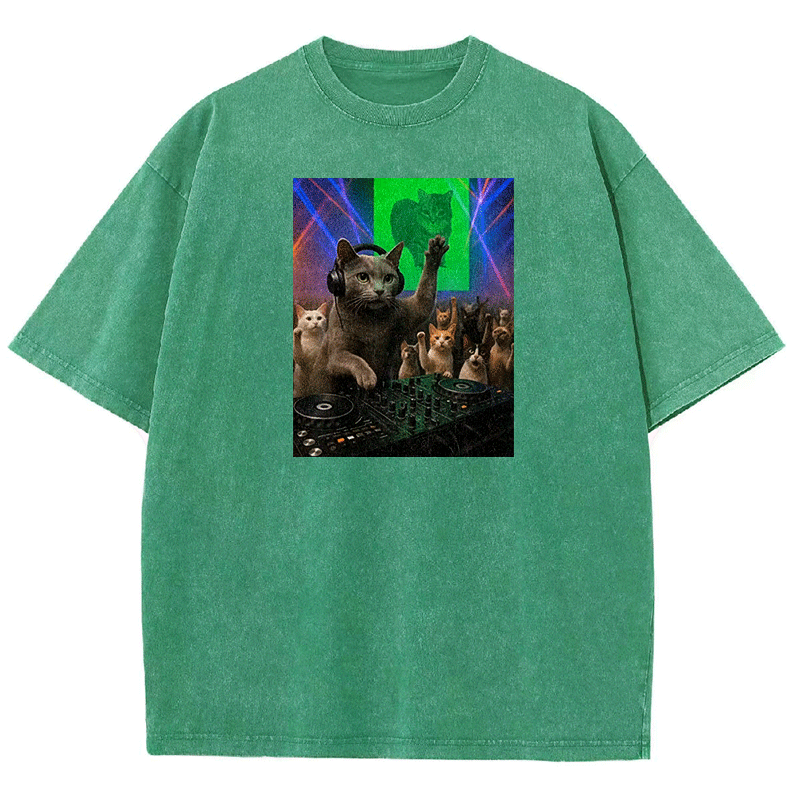 Purr-ty Beats Washed T-shirt