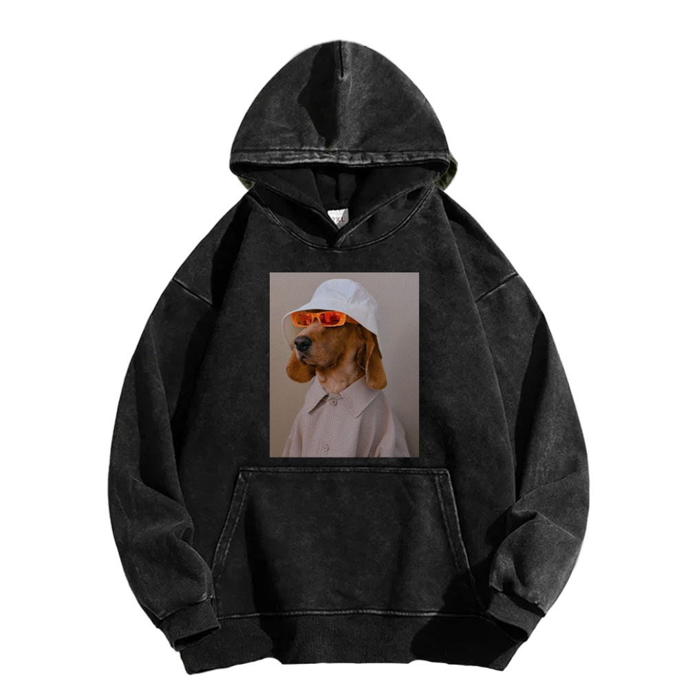 USE YOUR BRAIN Washed Hoodie