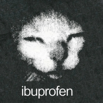 Funny Ibuprofen Cat Meme Washed Hoodie