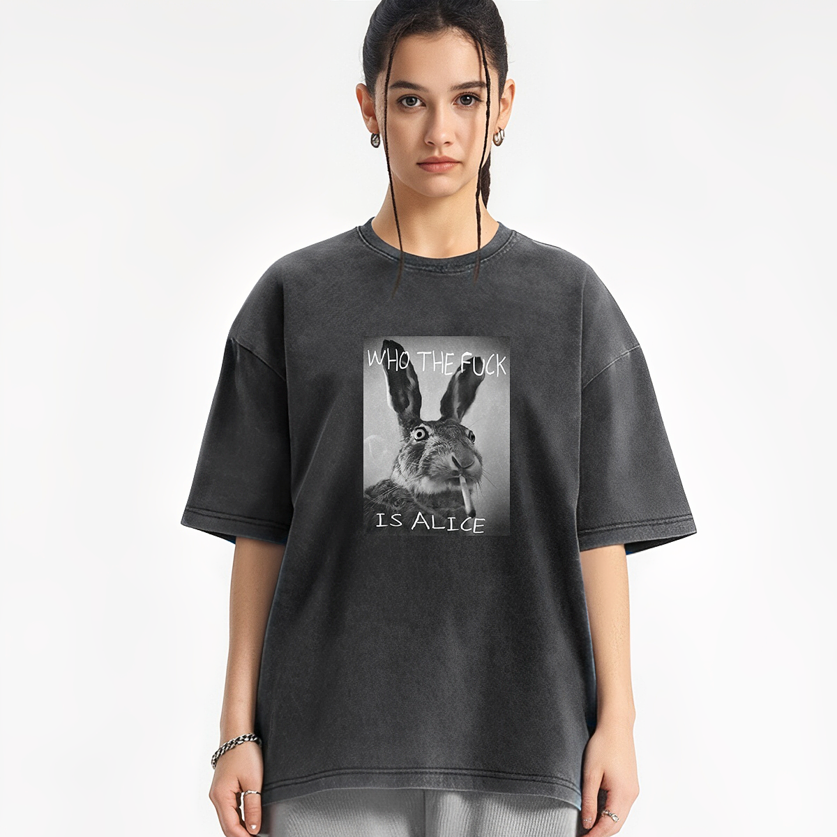 Who The Fck Is Alice Washed T-shirt