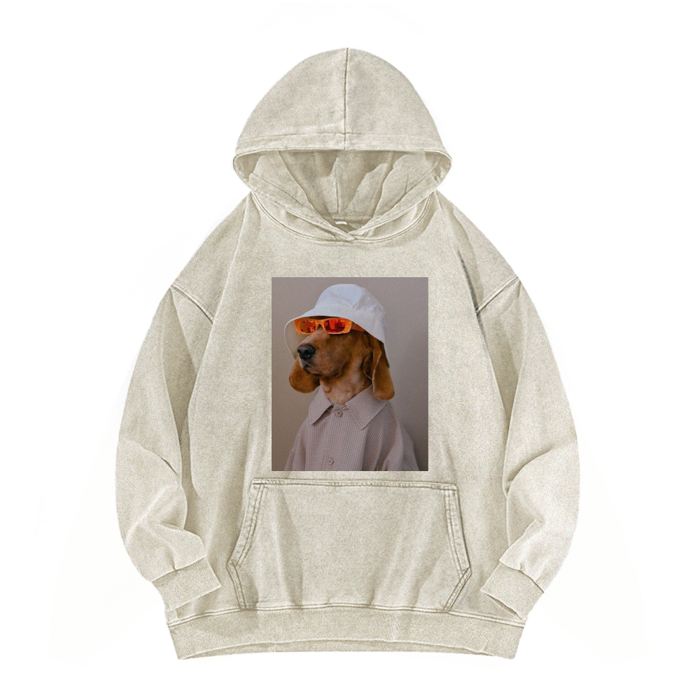 USE YOUR BRAIN Washed Hoodie