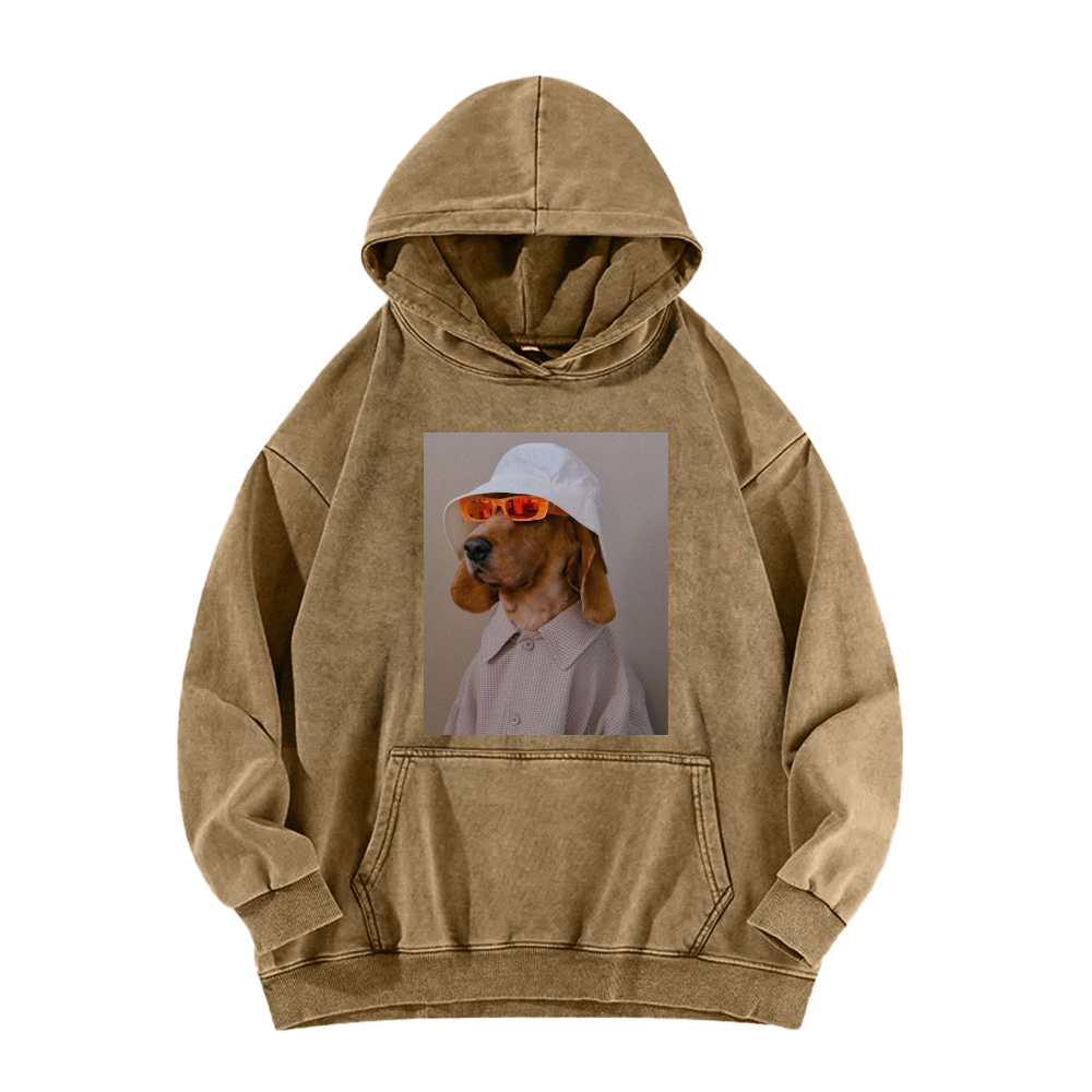 USE YOUR BRAIN Washed Hoodie