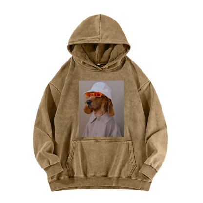 USE YOUR BRAIN Washed Hoodie