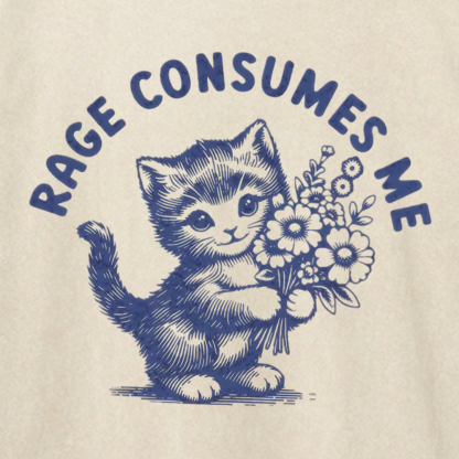 Rage Consumes Me Washed Hoodie