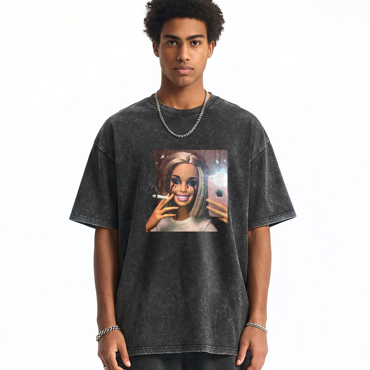 Wacky Barbie Washed T-shirt