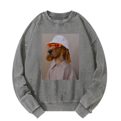Swagger Pup Washed Sweatshirt