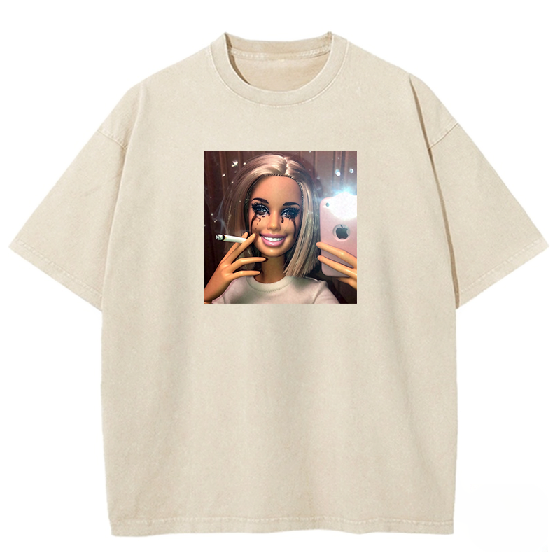 Wacky Barbie Washed T-shirt