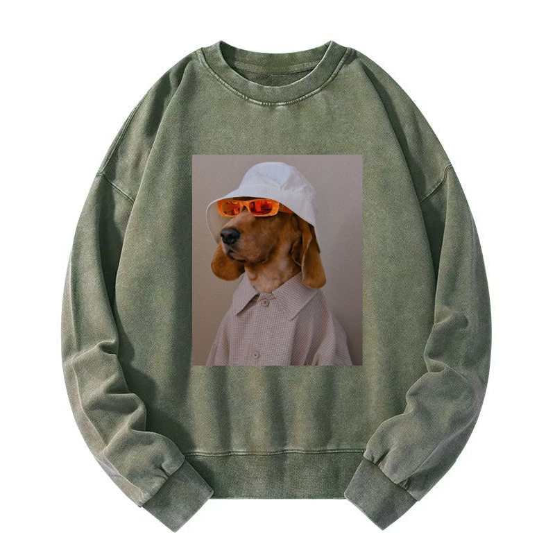 Swagger Pup Washed Sweatshirt