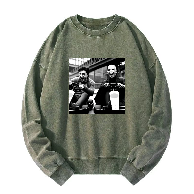 Bumper Car H&v Washed Sweatshirt