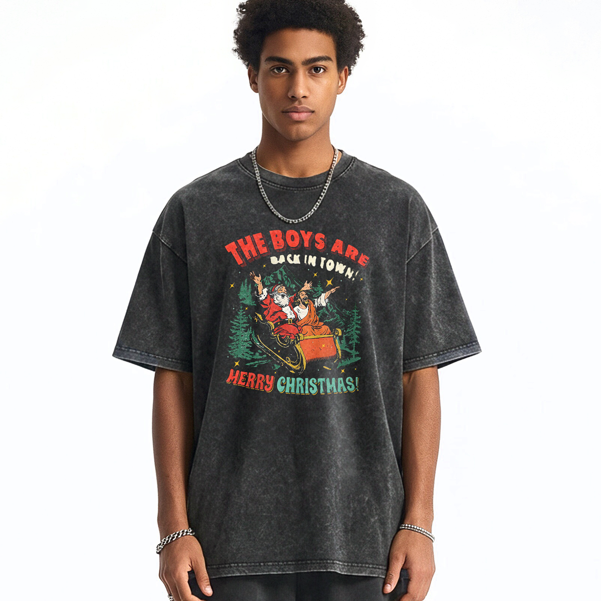 The Boys Are Back in Town Washed T-shirt