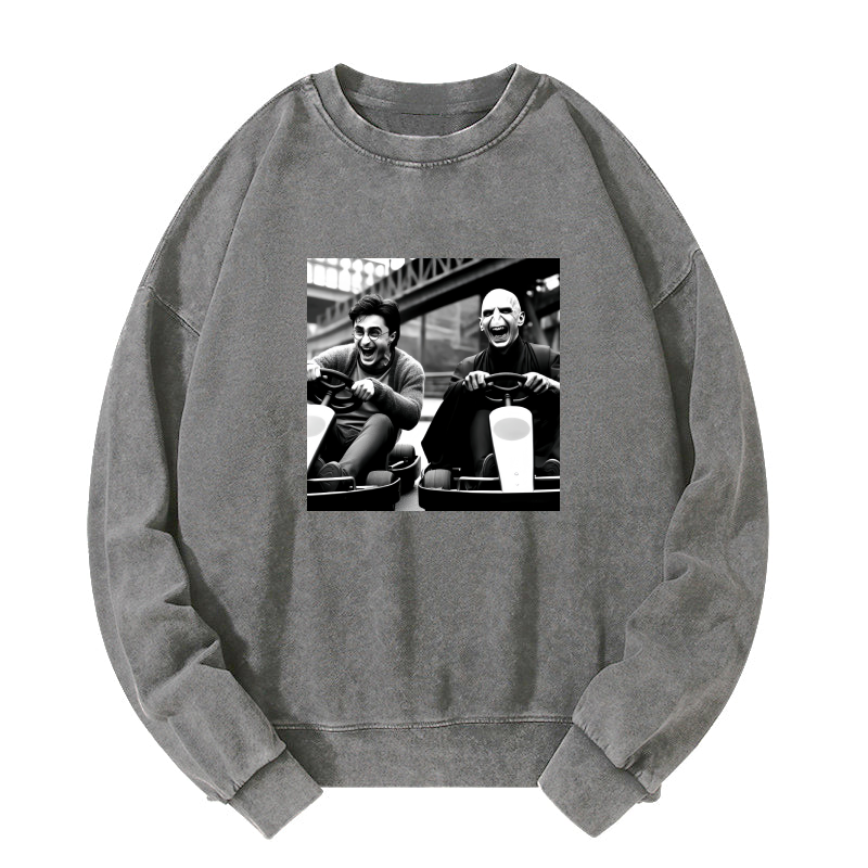 Bumper Car H&v Washed Sweatshirt