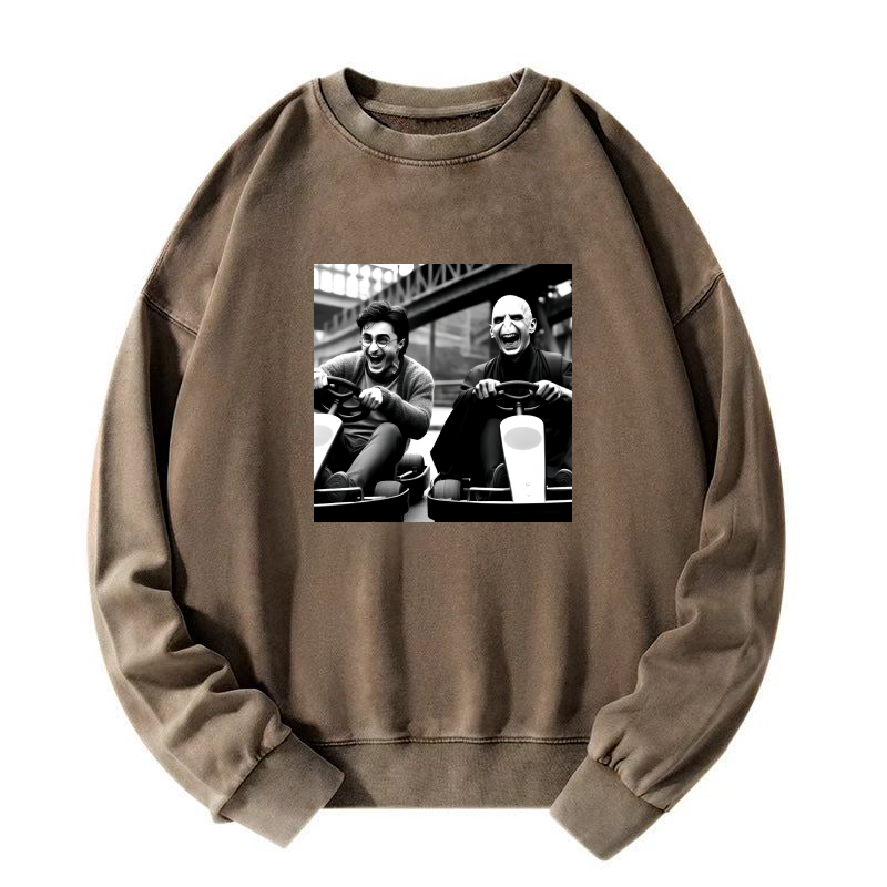 Bumper Car H&v Washed Sweatshirt