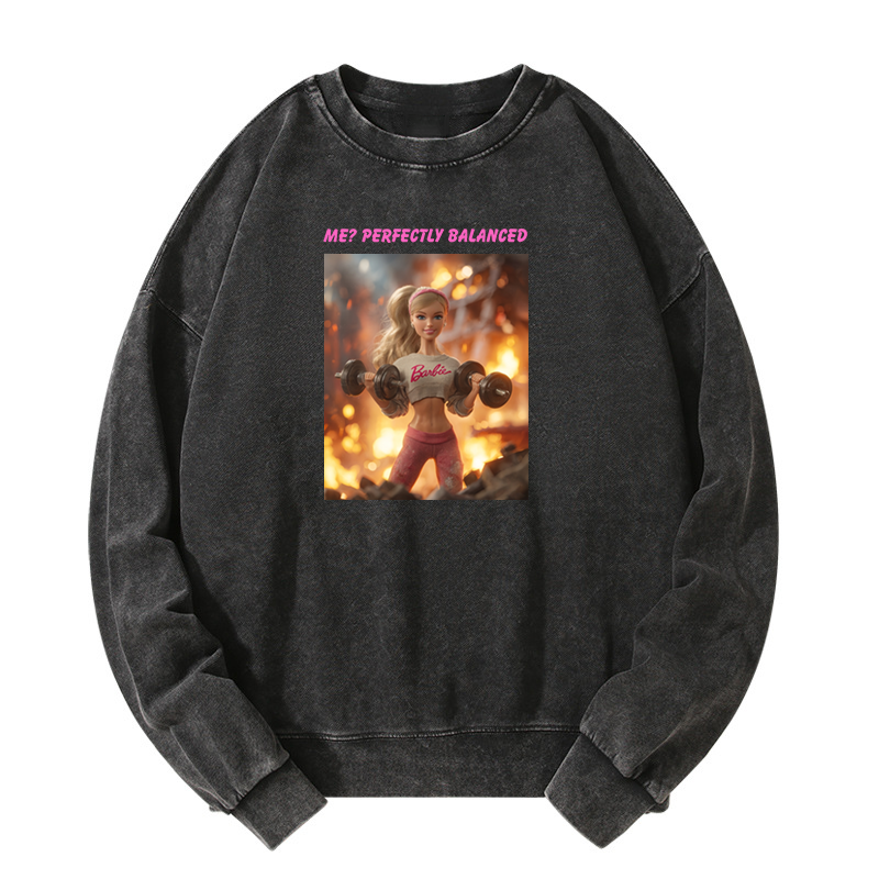 Wacky Barbie Washed Sweatshirt