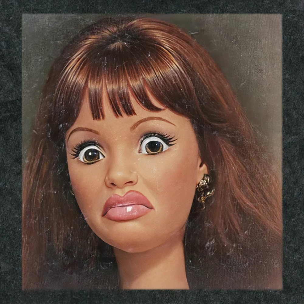 BARBIE EMOJI MEME ICON Washed T-shirt