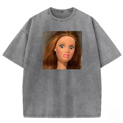Wacky Barbie Washed T-shirt