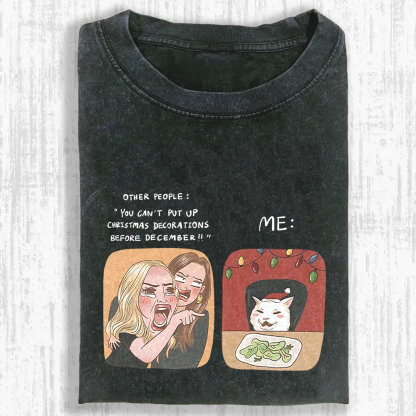 [Copy]Titanic Cat Duo Washed T-shirt