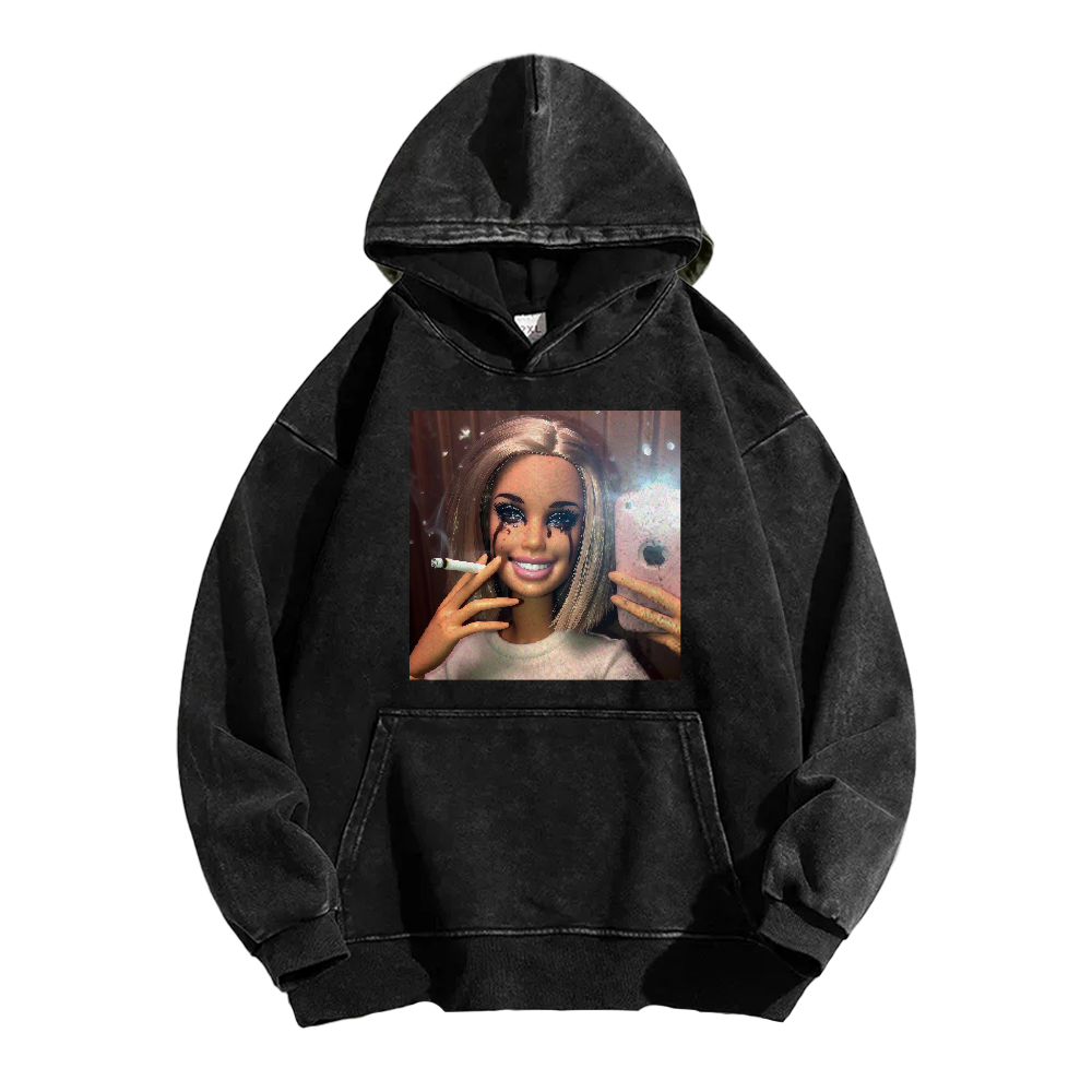 Wacky Barbie Washed Hoodie