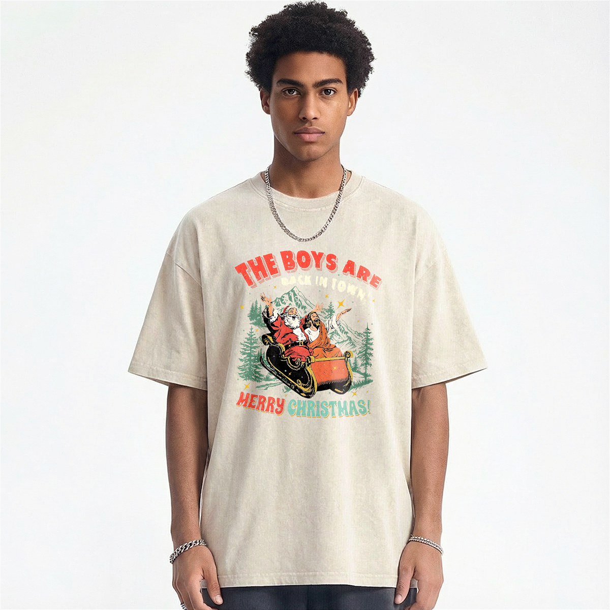 The Boys Are Back in Town Washed T-shirt