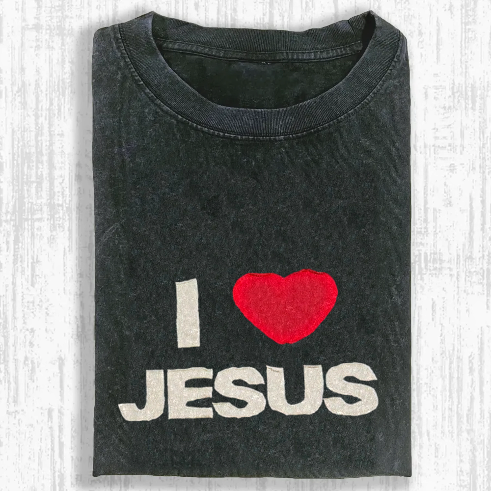 Cat Riding a Bicycle Washed T-shirt