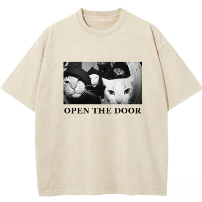 Open The Door Washed T-shirt