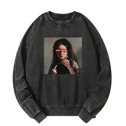 STAY AWAY Washed Sweatshirt