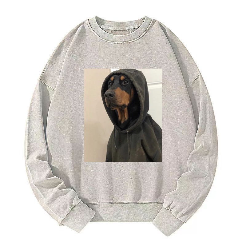 Chill dog Washed Sweatshirt