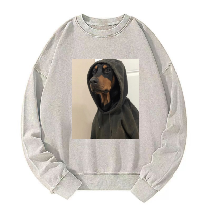 Chill dog Washed Sweatshirt