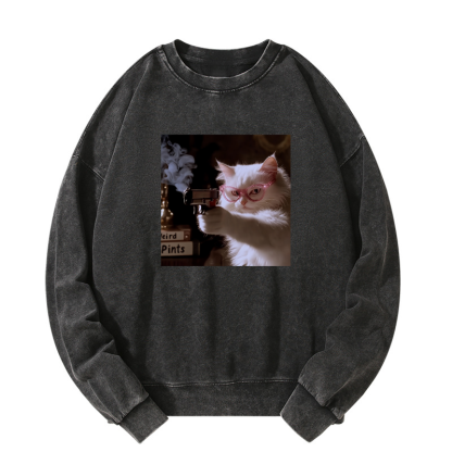 Dangerous Kitty Washed Sweatshirt
