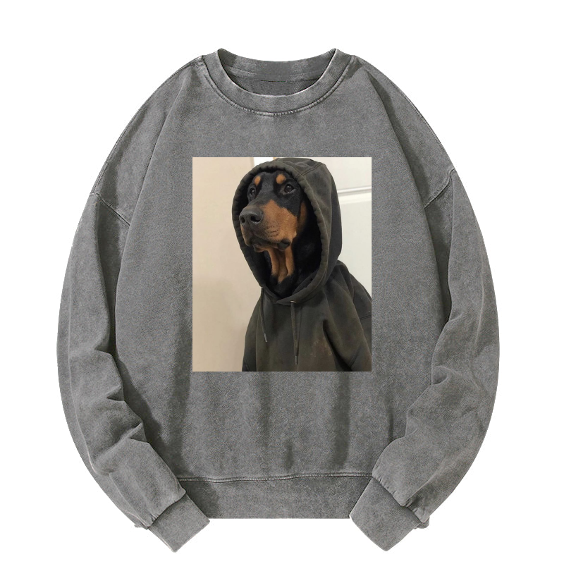 Chill dog Washed Sweatshirt