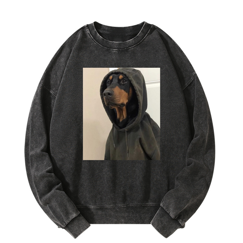 Chill dog Washed Sweatshirt