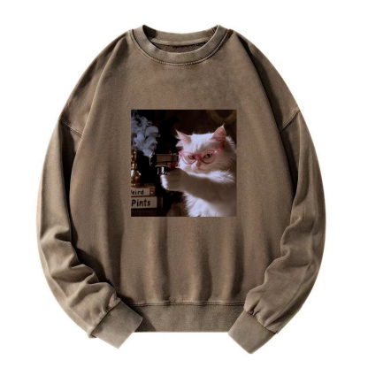 Dangerous Kitty Washed Sweatshirt