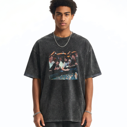 Playing Poke Washed T-shirt