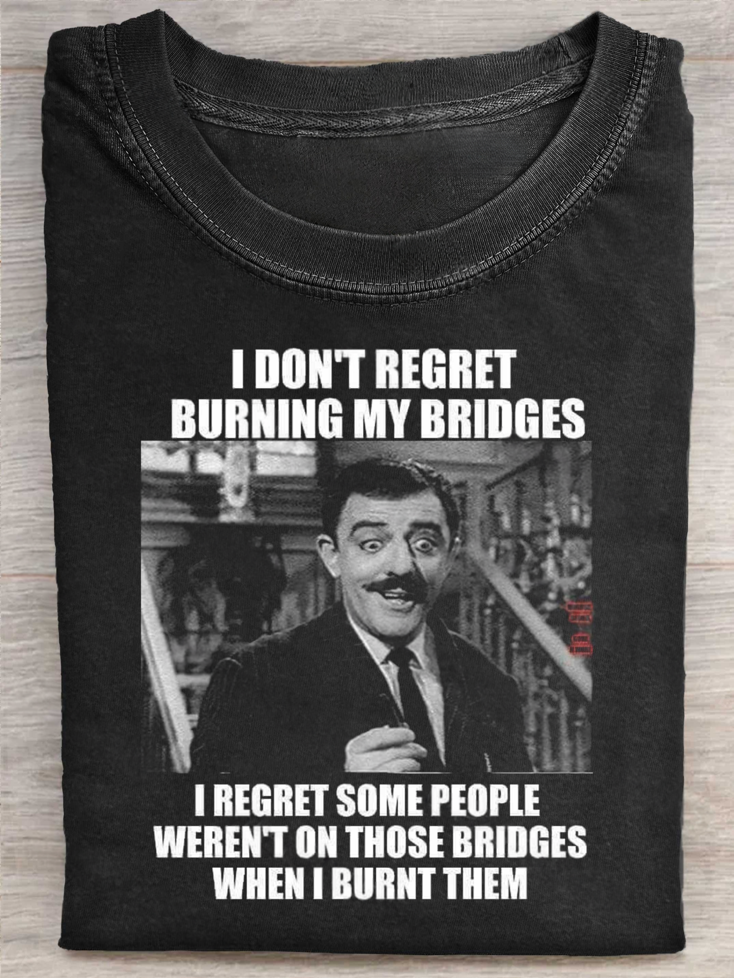 Vintage Funny Quote Art Print Casual Short Sleeve T-shirt