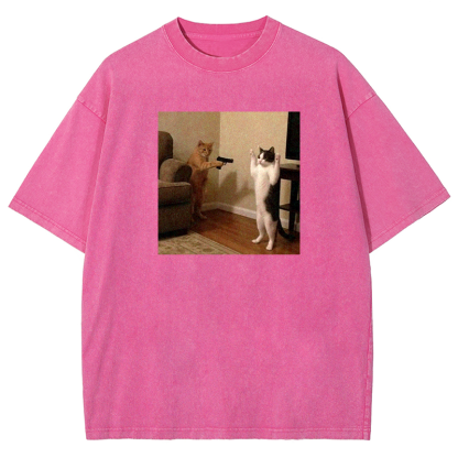 Meow Mafia Washed T-shirt