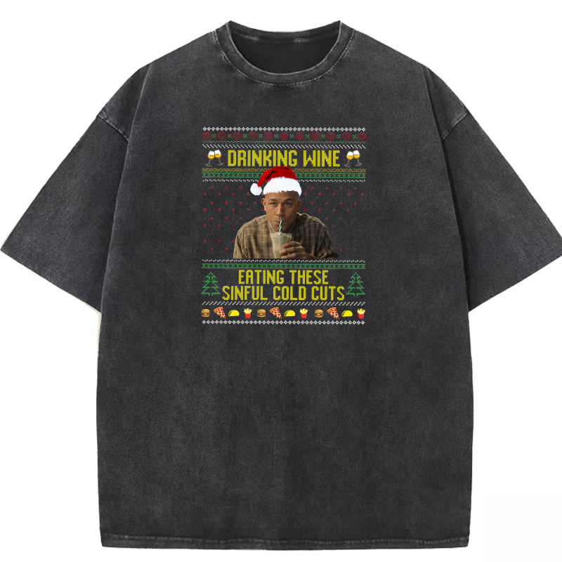 ERTING THESE SINFUL COLD CUTS Washed T-shirt