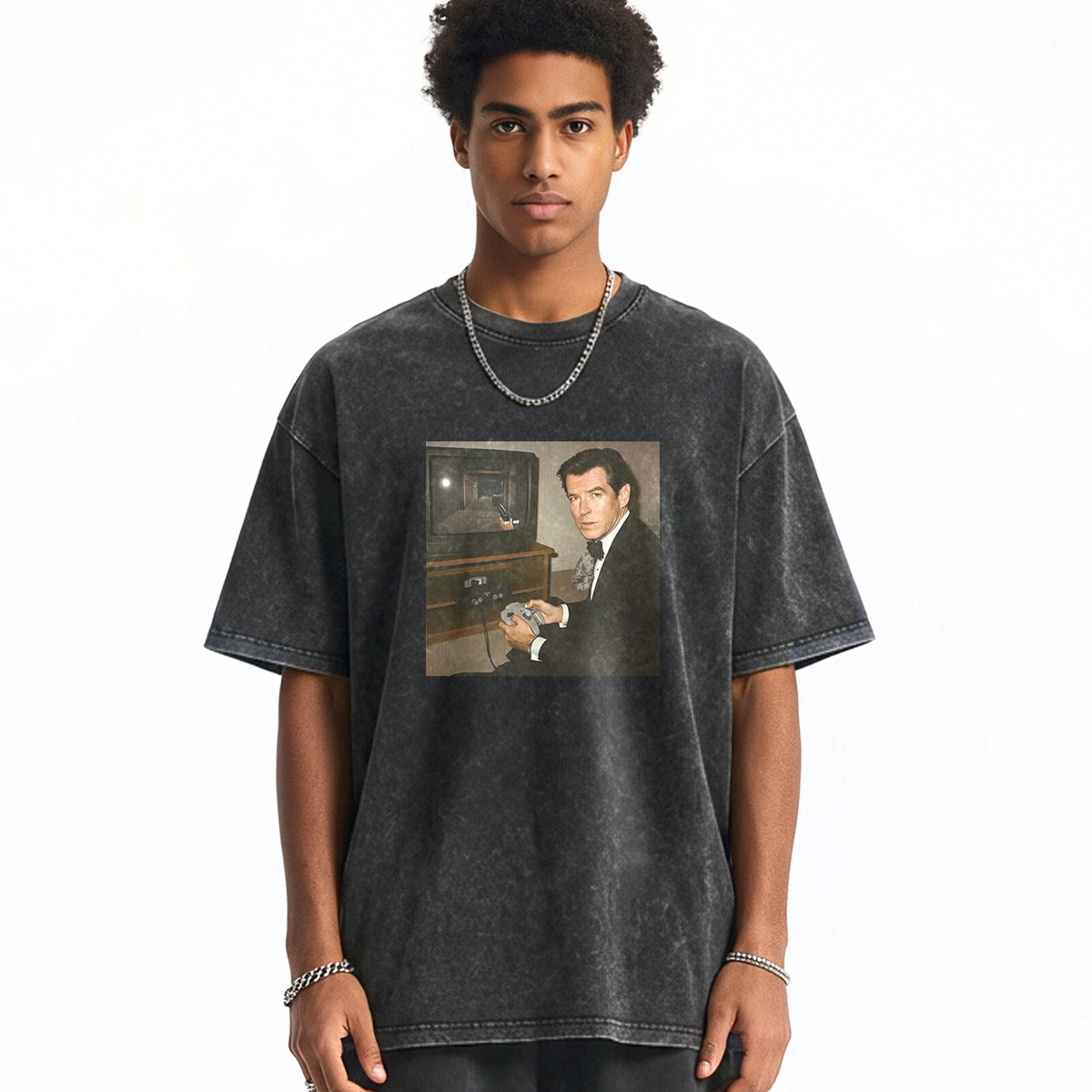 Retro Game Washed T-shirt