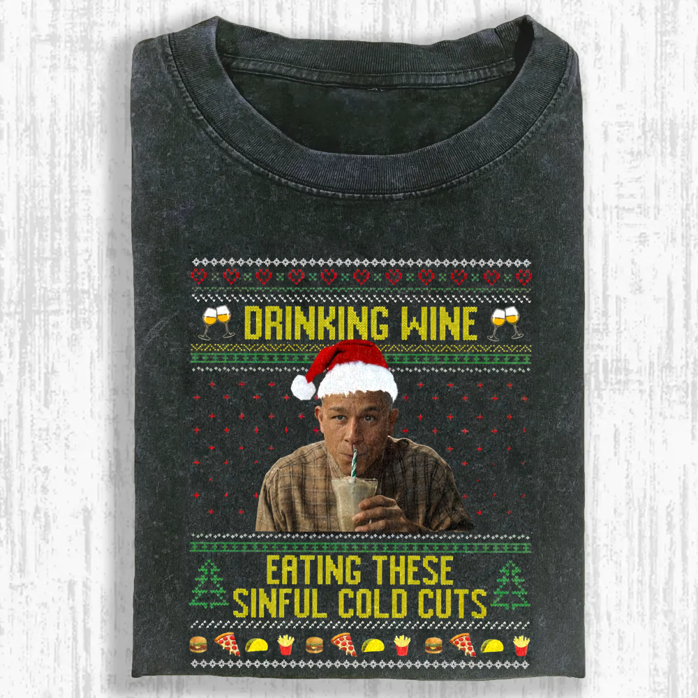 ERTING THESE SINFUL COLD CUTS Washed T-shirt
