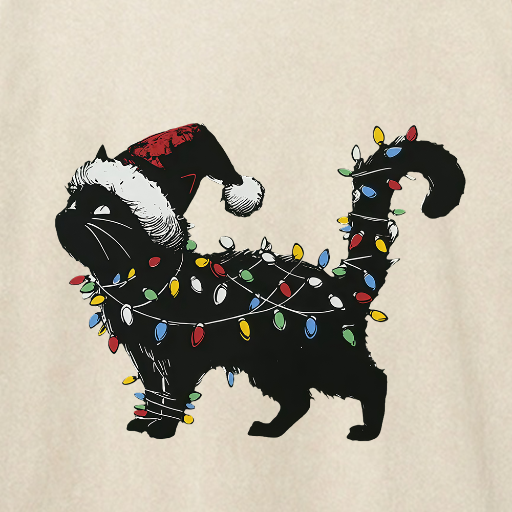 Santa Claus plays guitar Washed T-shirt