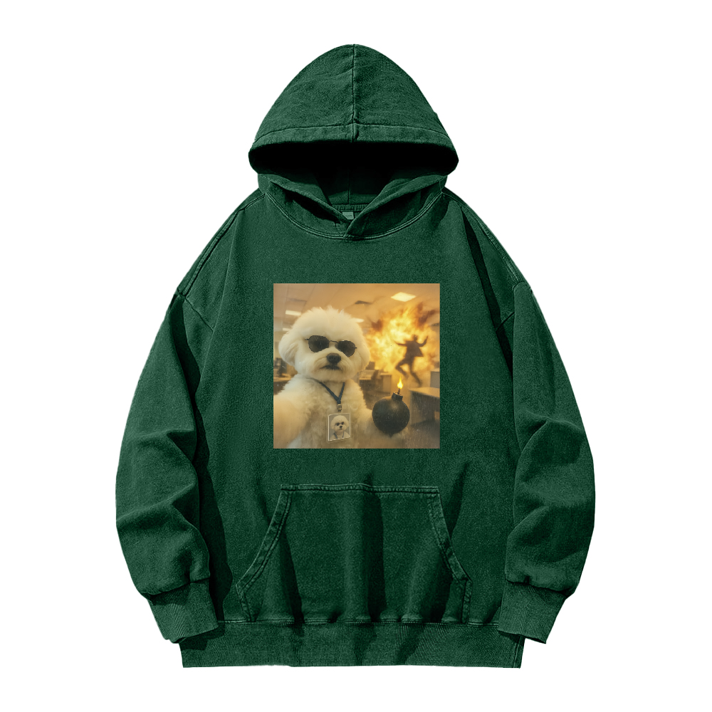 Wacky Dog Washed Hoodie