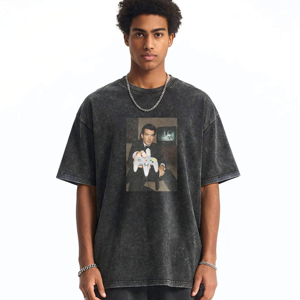 Retro Game Washed T-shirt