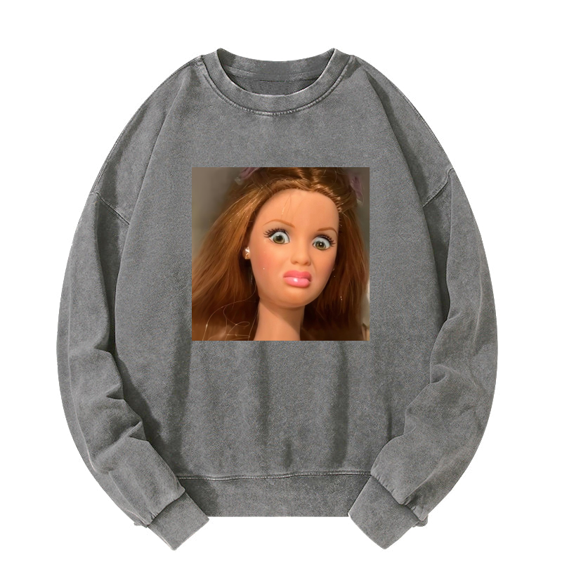 Wacky Barbie Washed Sweatshirt