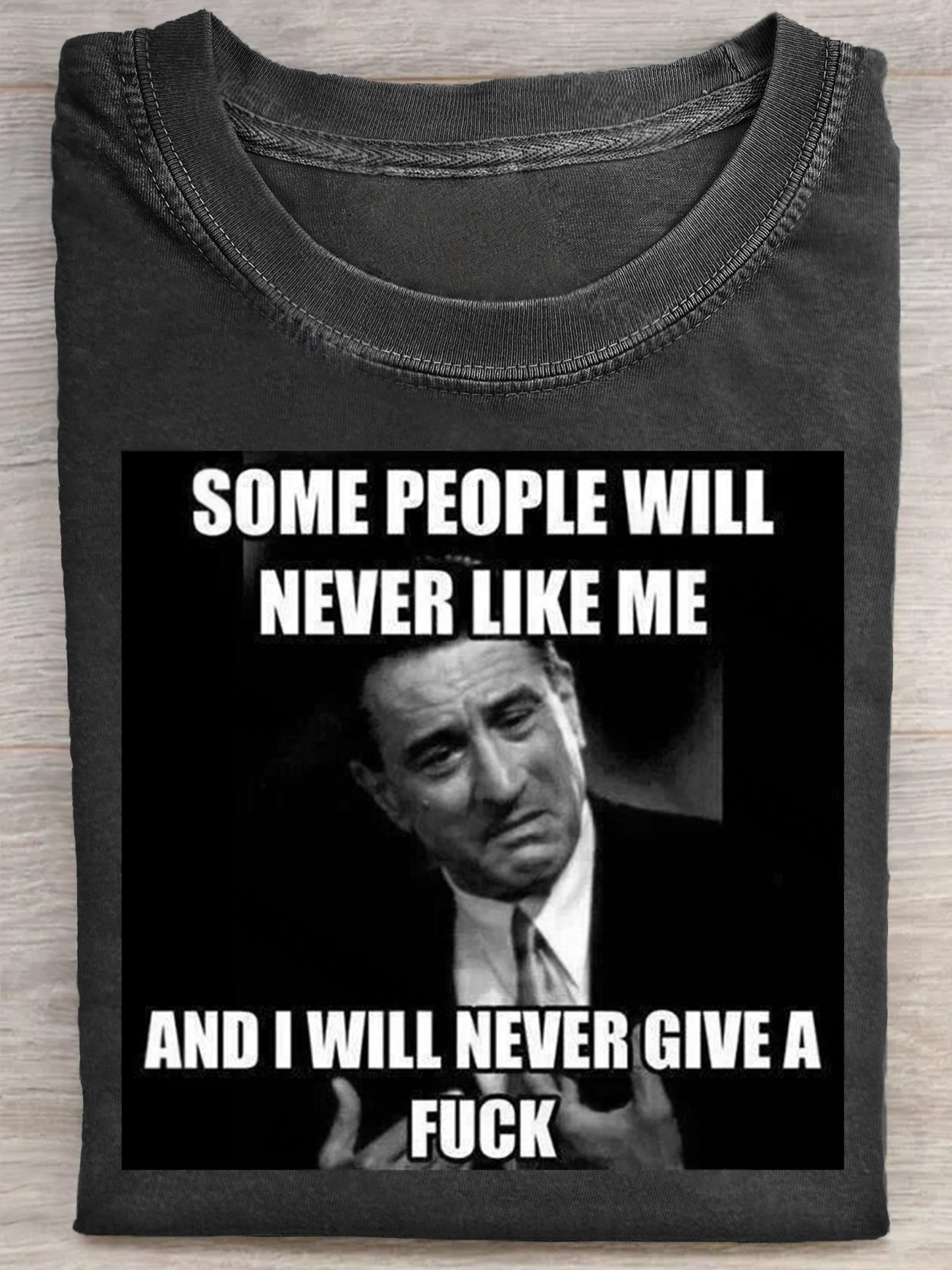 Fuck Funny Quote Art Print Casual Short Sleeve T-shirt