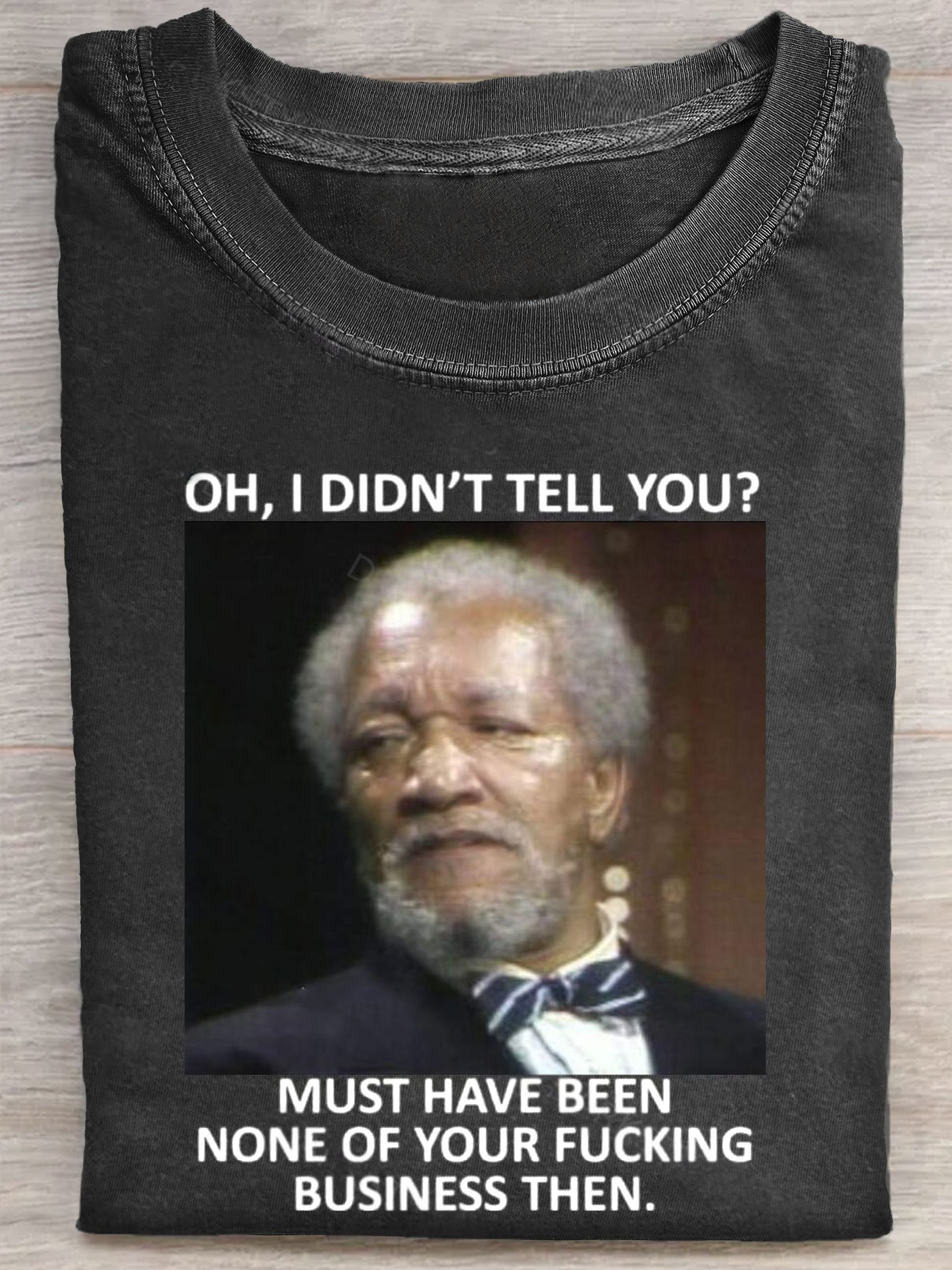 Funny Quote Art Print Casual Short Sleeve T-shirt