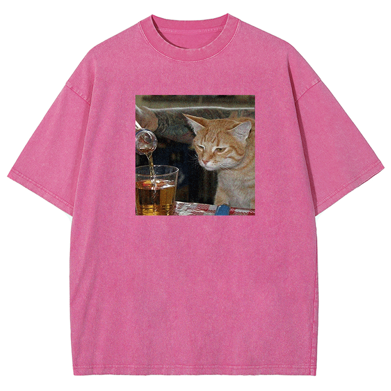 Pouring Curiosity Washed T-shirt