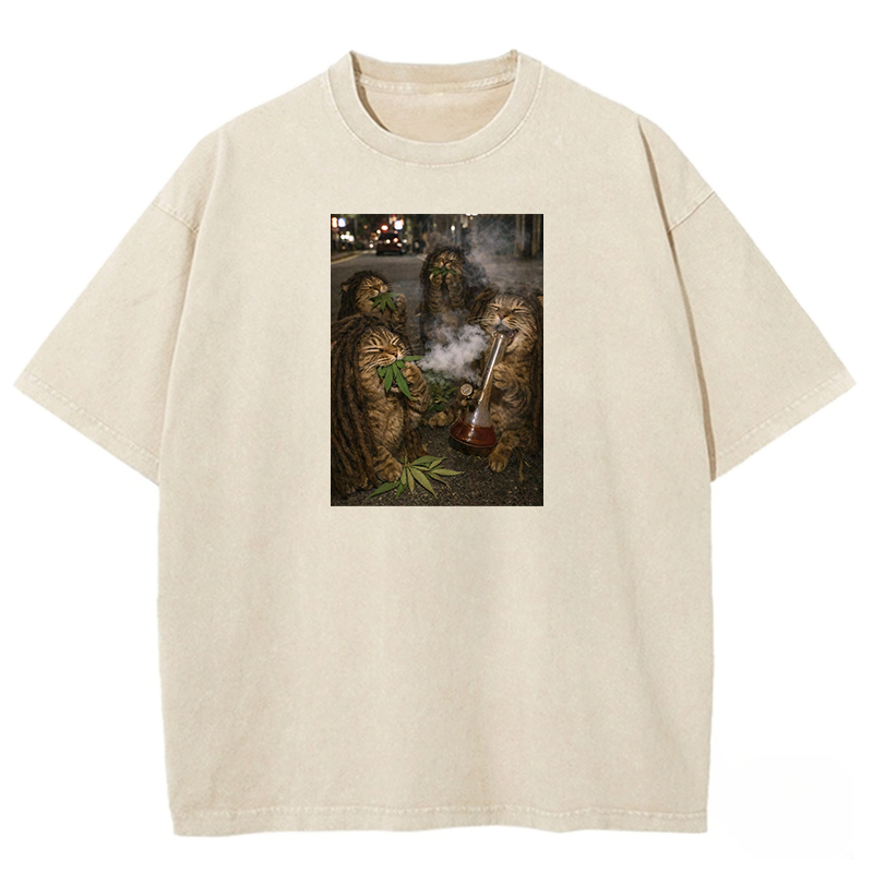 Catnip Dreamers Washed T-shirt